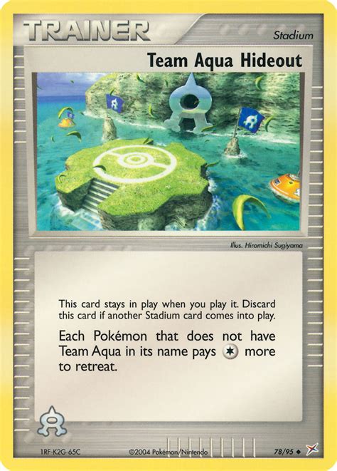 Check the actual price of your Team Aqua Hideout 78/95 Pokemon card