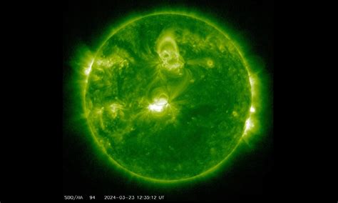 Geomagnetic storm from a solar flare could disrupt radio communications and create a striking ...