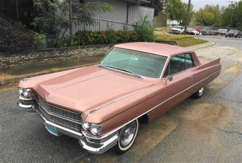 1963 63 Cadillac Coupe DeVille Pink Survivor 58,045 Original Miles for ...