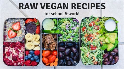 RAW VEGAN MEAL PREP RECIPES 陋 healthy + easy ideas! | Recipe Learn