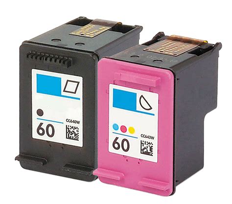 Compatible HP 60 Color and Black Ink Cartridge - 2 Pack-716