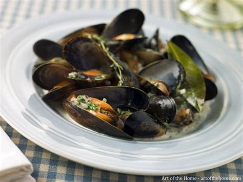 Mussels à la Marinière Recipe (Moules Marinières) • Art of the Home