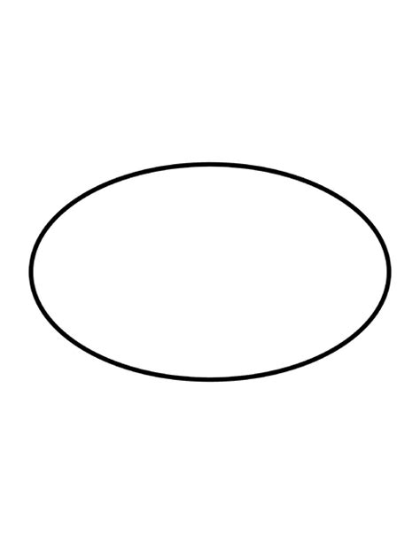 Flashcard of an Ellipse | ClipArt ETC