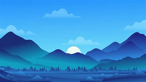 Free download | HD wallpaper: vector, landscape, minimalism | Wallpaper Flare