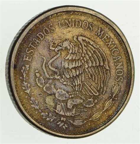 100 Mexican Coin To Usd : Mexico ESTADOS UNIDOS MEXICANOS 100 Pesos KM ...