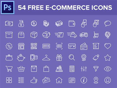 54 Free e-commerce icons by Virgil Pana on Dribbble