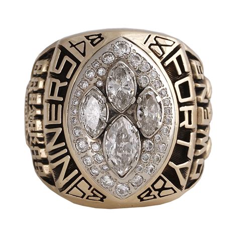 Lot Detail - San Francisco 49ers Super Bowl XXIV Ring Presented to Former 49er Player RC Owens