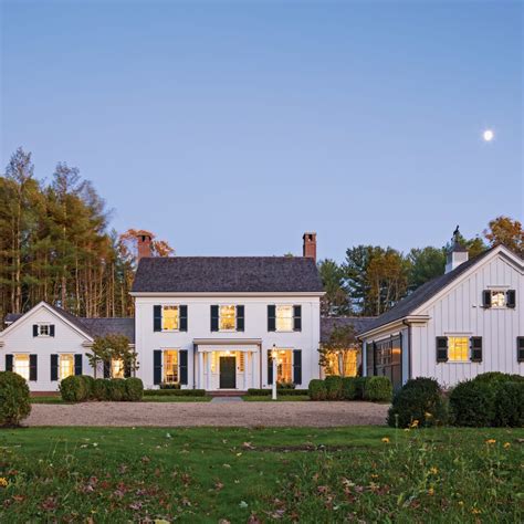 New England Colonial Home Plans