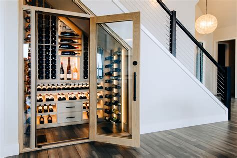 Under Stairs Wine Cellar Design & Build in Oregon — Sommi Wine Cellars