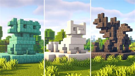 Minecraft Statue Ideas Small - Design Talk