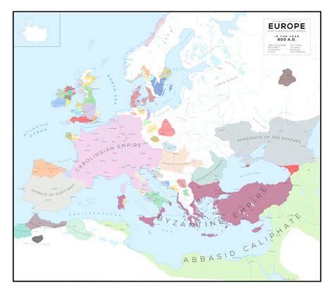 Map Of Europe 800 Ad | Draw A Topographic Map