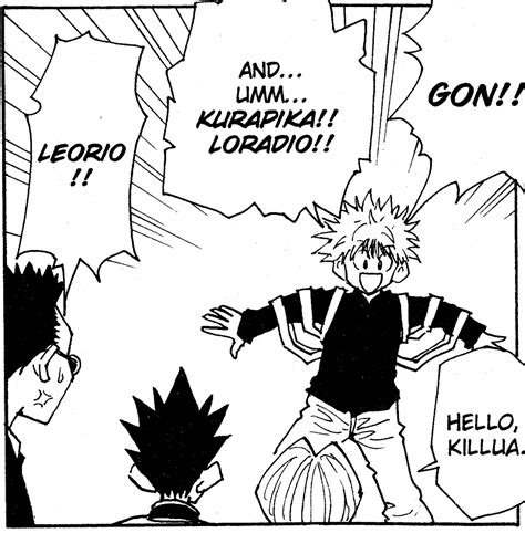 Gon Killua Manga Panels Hxh - pic-smidgen