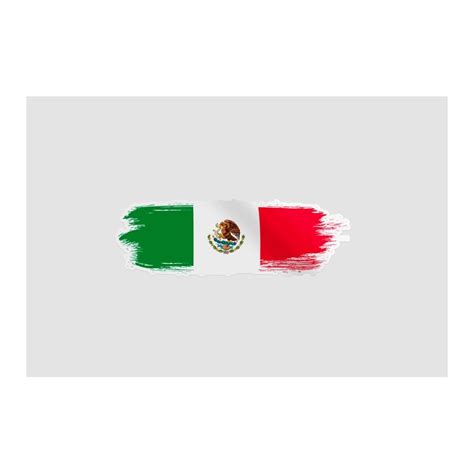 Mexico Flag Style 21 Sticker - DecalsHouse