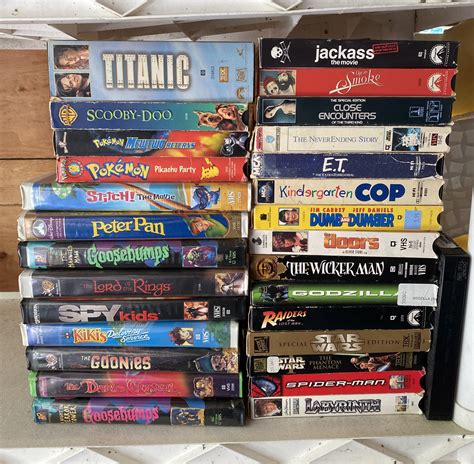 Which are you watching first? (My collection of VHS tapes, some from my ...