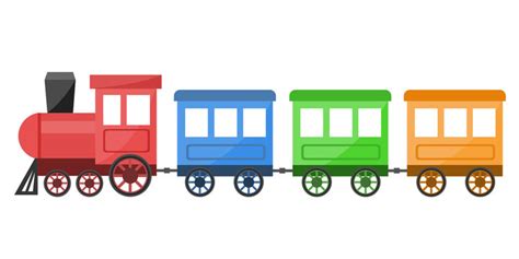 Free Clipart Train With Caboose Clip