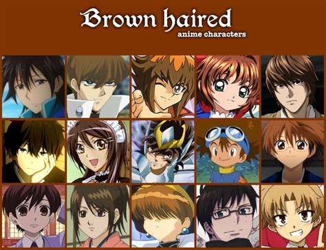 Brown haired anime characters by jonatan7 on DeviantArt