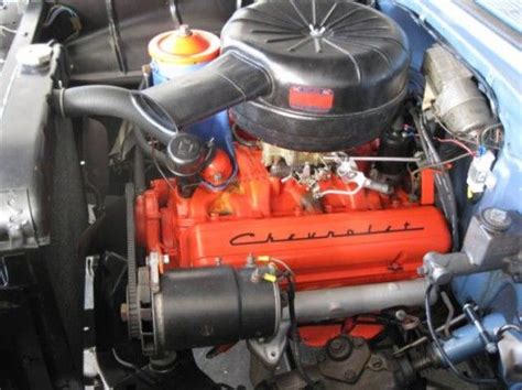 The Chevrolet 283-cubic-inch V-8 engine was the second in Chevy's popular small-block engine ...