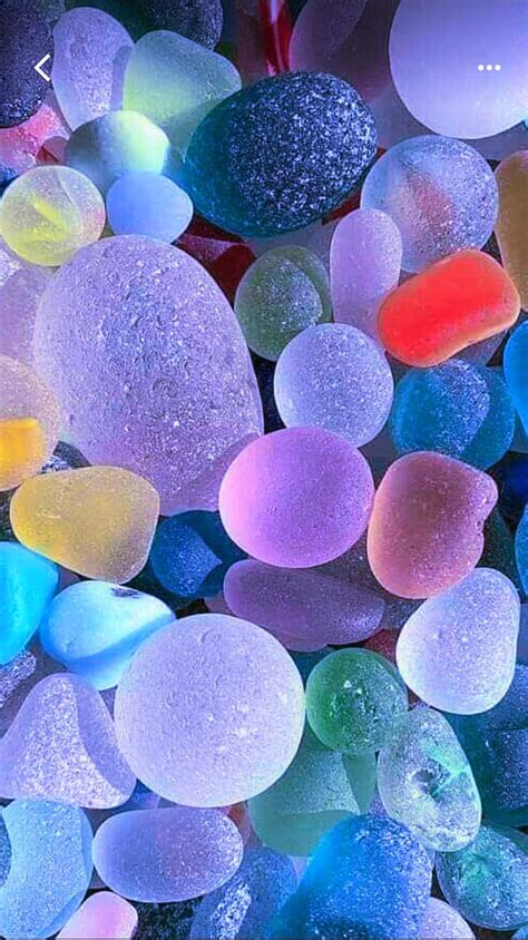 Beach glass pebbles Colourful iphone Stone [1078x1920] for your , Mobile & Tablet, sea glass HD ...