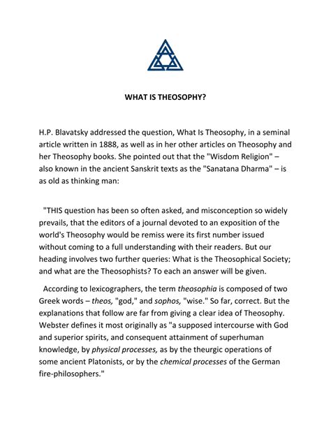 PPT - WHAT IS THEOSOPHY? PowerPoint Presentation, free download - ID:7673858