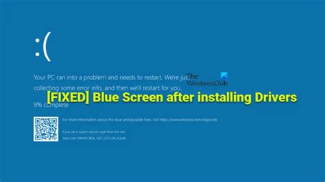 Blue Screen after installing Drivers in Windows 11/10