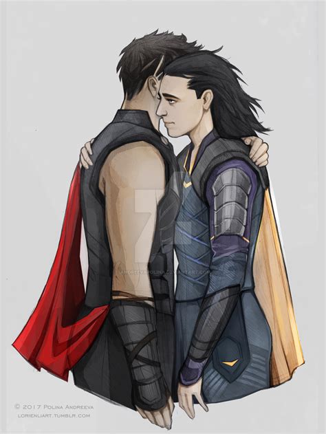 Thor and Loki by AndreevaPolina on DeviantArt