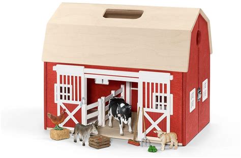 Schleich Portable Barn with Accessories Toy, Playsets - Amazon Canada