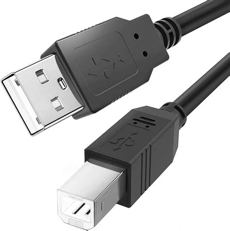 USB B MIDI Cable for Instruments 3 FT, Ancable USB A to USB B cable Co