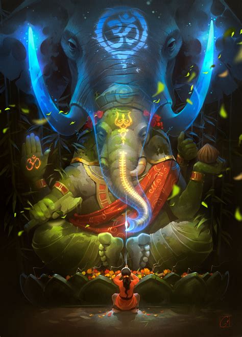 Ganesha | Ganesha art, Lord ganesha paintings, Ganesha painting