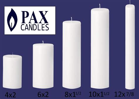 Z59 NEWS & STORIES: PAX Candle Sizes