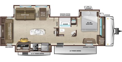 Travel Trailers Floor Plans With 2 Bedrooms - Image to u