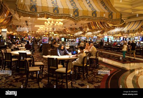 The casino interior at the Bellagio Hotel, Las Vegas Nevada USA Stock Photo - Alamy