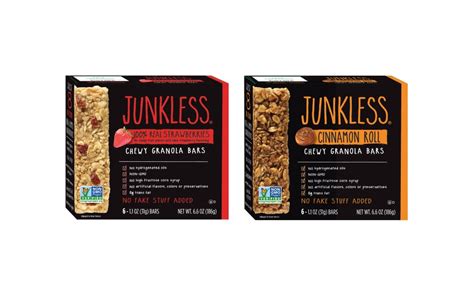 JUNKLESS chewy granola bars | 2017-01-17 | Snack and Bakery | Snack Food & Wholesale Bakery