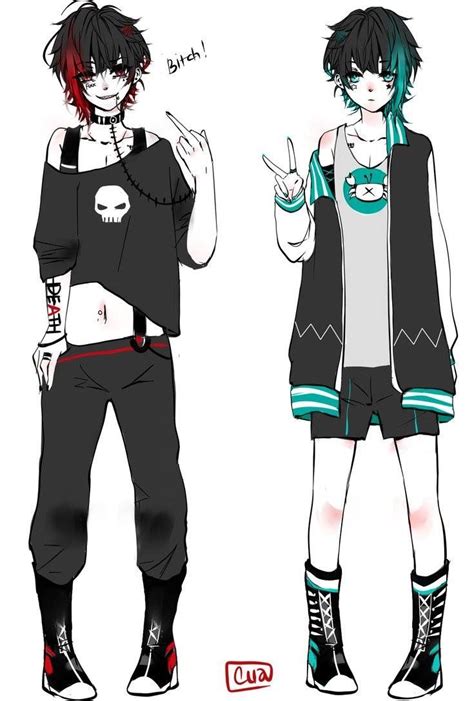 View Cool Anime Boy Clothes Designs Pictures