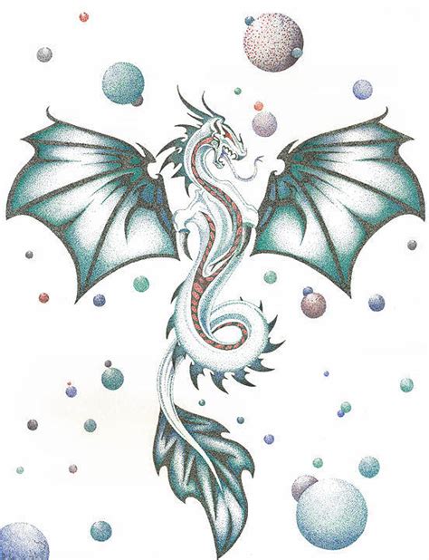 Sea Dragon Drawing by Erica Rosengren Abbott - Pixels