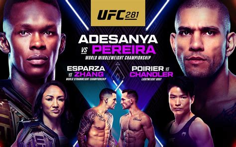 UFC 281 Adesanya vs Pereira Fight Card, News, Result