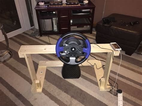 DIY Steering Wheel Stand | Steering wheel, Ps4 steering wheel, Racing wheel