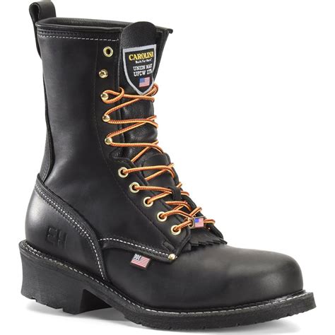 Black steel toe combat boots - westcontrol