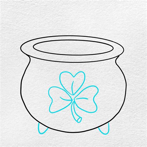 How to Draw a Pot Of Gold - HelloArtsy