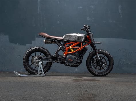 SON OF A GUN. Colt Wrangler’s KTM 390 Duke Scrambler - Pipeburn