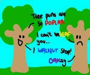 Tree puns | Tree puns, Puns, Funny