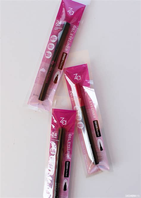 ZA COSMETICS | Gel + Liquid Eyeliners - Review + Swatches | CassandraMyee | NZ Beauty Blog