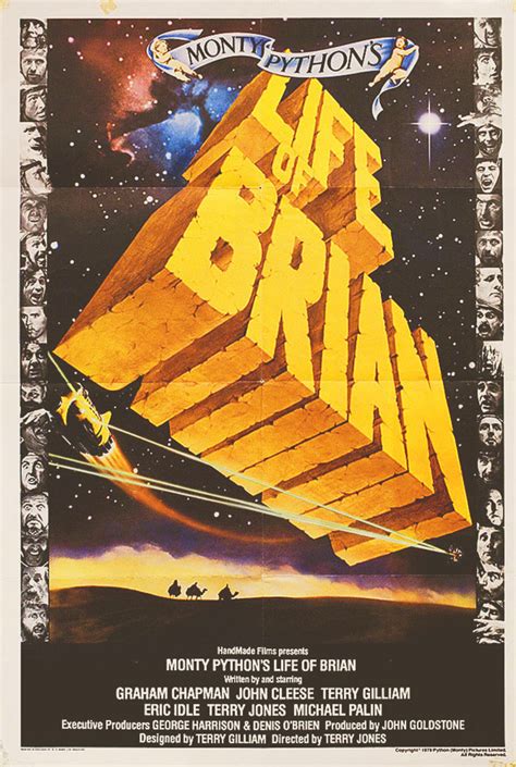 Life of Brian Original 1979 British One Sheet Movie Poster ...