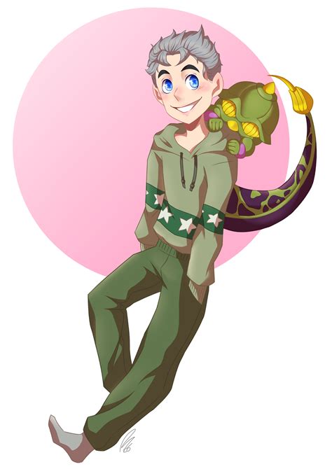 drew koichi and echoes act 1 yesterday, hope you like it : r/wholesomejojo