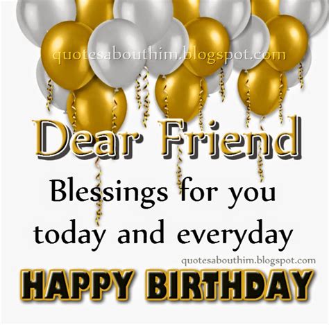 Happy Birthday Dear Friend Quotes. QuotesGram