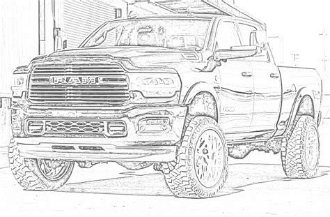 Dodge Ram Coloring Pages