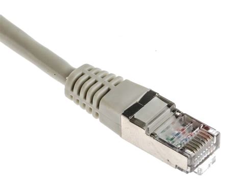 RS PRO | RS PRO Cat5 Male RJ45 to Male RJ45 Ethernet Cable, F/UTP, Grey PVC Sheath, 10m | 333 ...