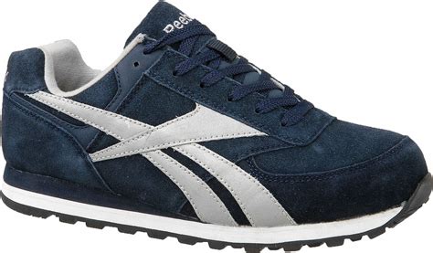 REEBOK Athletic Shoe, 8, M, Men's, Navy Blue, Steel Toe Type, 1 PR - 22F544|RB1975 - Grainger