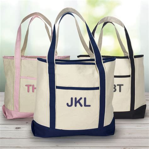 Monogram Canvas Tote Bags For Women | semashow.com