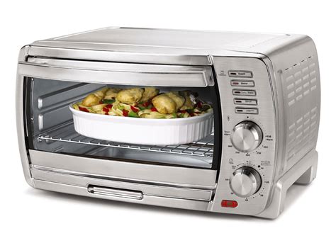 OSTER 6-SLICE BRUSHED STAINLESS STEEL TOASTER OVEN | TSSTTVSKBT-01 ...