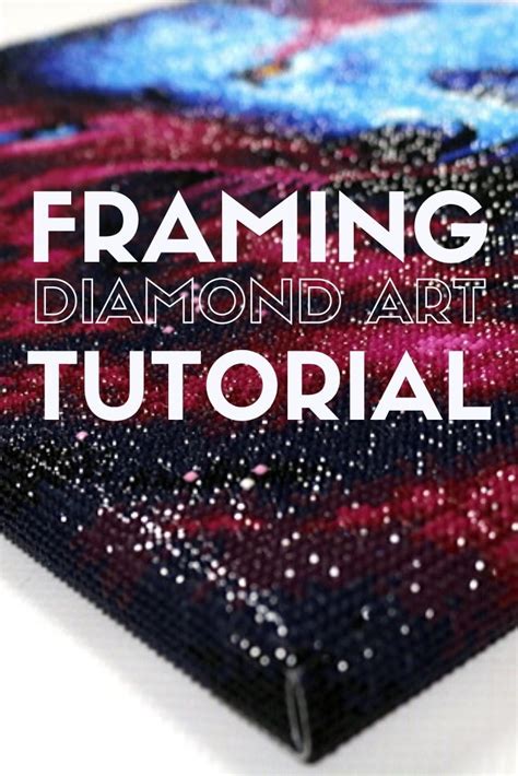 How To Frame Diamond Art - The Crafty Blog Stalker | Diamond art ...